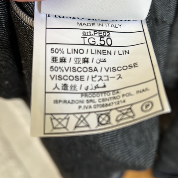 Made in Italy luxury Summer suit. Linen blend. - Picture 4 of 5